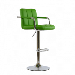 Барный стул Barneo N-69 Kruger Arm Зеленый в Первоуральске - pervouralsk.mebel24.online | фото