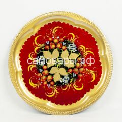 Электрический самовар "Рюмка" 3 литра в наборе №1 с росписью "Хохлома на красном" в Первоуральске - pervouralsk.mebel24.online | фото 3