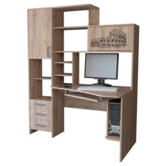 Компьютерный стол КЛ №6.0 правый (Дуб баррик) в Первоуральске - pervouralsk.mebel24.online | фото