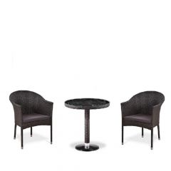 Комплект плетеной мебели T601/Y350A-W53 Brown (2+1) в Первоуральске - pervouralsk.mebel24.online | фото 1