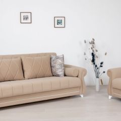 Комплект Роуз ТД 412 диван-кровать + кресло + комплект подушек в Первоуральске - pervouralsk.mebel24.online | фото 1