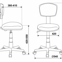 Кресло детское Бюрократ CH-W299/SD/TW-18 салатовый в Первоуральске - pervouralsk.mebel24.online | фото 4