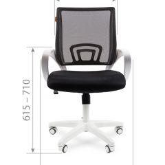 Кресло для оператора CHAIRMAN 696 white (ткань TW-10/сетка TW-05) в Первоуральске - pervouralsk.mebel24.online | фото 6