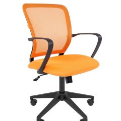 Кресло для оператора CHAIRMAN 698 (ткань/сетка TW - оранжевый) в Первоуральске - pervouralsk.mebel24.online | фото