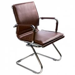 Кресло для посетителя Бюрократ CH-993-Low-V/Brown коричневый в Первоуральске - pervouralsk.mebel24.online | фото