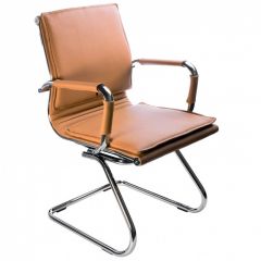 Кресло для посетителя Бюрократ CH-993-Low-V/Camel светло-коричневый в Первоуральске - pervouralsk.mebel24.online | фото 1