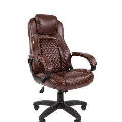 Кресло для руководителя  CHAIRMAN 432 (Экокожа коричневая) в Первоуральске - pervouralsk.mebel24.online | фото