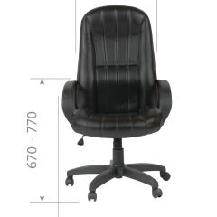 Кресло для руководителя  CHAIRMAN 685 (экокожа черный) в Первоуральске - pervouralsk.mebel24.online | фото 5