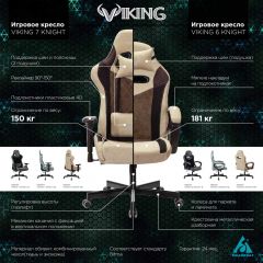 Кресло игровое Бюрократ VIKING 6 KNIGHT BL FABRIC синий в Первоуральске - pervouralsk.mebel24.online | фото 5