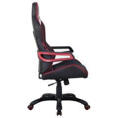 Кресло компьютерное BRABIX Nitro GM-001 (ткань/экокожа) черное, вставки красные (531816) в Первоуральске - pervouralsk.mebel24.online | фото 6
