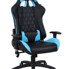 Кресло компьютерное BRABIX "GT Master GM-110" (черное/голубое) 531928 в Первоуральске - pervouralsk.mebel24.online | фото