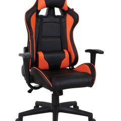 Кресло компьютерное BRABIX "GT Racer GM-100" (черное/оранжевое) 531925 в Первоуральске - pervouralsk.mebel24.online | фото