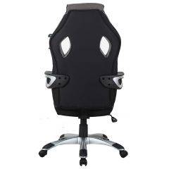 Кресло компьютерное BRABIX Techno GM-002 (ткань) черное/серое, вставки белые (531815) в Первоуральске - pervouralsk.mebel24.online | фото 6