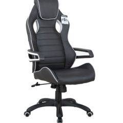 Кресло компьютерное BRABIX Techno Pro GM-003 (экокожа черное/серое, вставки серые) 531814 в Первоуральске - pervouralsk.mebel24.online | фото 2