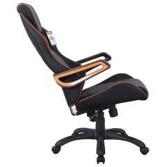 Кресло компьютерное BRABIX Techno Pro GM-003 (ткань черное/серое, вставки оранжевые) 531813 в Первоуральске - pervouralsk.mebel24.online | фото 4