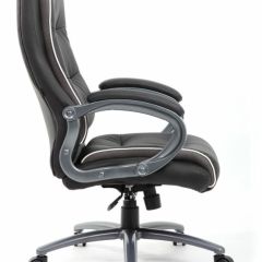 Кресло офисное BRABIX PREMIUM "Strong HD-009" (экокожа черная, ткань серая) 531945 в Первоуральске - pervouralsk.mebel24.online | фото 3