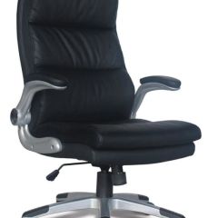 Кресло офисное BRABIX "Fregat EX-510" (рециклированная кожа, черное) 530863 в Первоуральске - pervouralsk.mebel24.online | фото 1