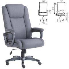Кресло офисное BRABIX "Solid HD-005" (ткань/серое) 531823 в Первоуральске - pervouralsk.mebel24.online | фото