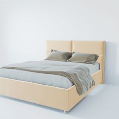 Кровать Корсика с ПМ 1200 (экокожа бежевая) в Первоуральске - pervouralsk.mebel24.online | фото 2