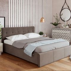 Кровать Изабелла с латами Newtone cacao 1400x2000 в Первоуральске - pervouralsk.mebel24.online | фото 3