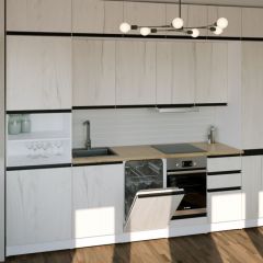 Кухонный гарнитур Амели люкс 3000 мм в Первоуральске - pervouralsk.mebel24.online | фото