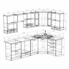Кухонный гарнитур Ника гранд оптима 1500*2600 в Первоуральске - pervouralsk.mebel24.online | фото 3