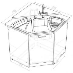 Кухонный гарнитур Ноктюрн оптима 1800х2400 мм в Первоуральске - pervouralsk.mebel24.online | фото 17