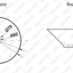 Накладная раковина melana mln-7020-b1+b18 (t4006hb1+b18 ) (сине-черная) в Первоуральске - pervouralsk.mebel24.online | фото 2