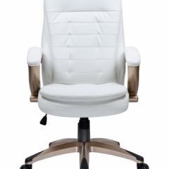 Офисное кресло для руководителей DOBRIN DONALD LMR-106B белый в Первоуральске - pervouralsk.mebel24.online | фото