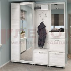 Прихожая Мелисса композиция 1 (Снежный ясень) в Первоуральске - pervouralsk.mebel24.online | фото