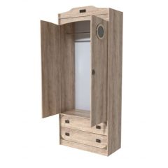 Шкаф 2х ств. НКМ Мираж-1 Сек. №6 + Иллюминатор в Первоуральске - pervouralsk.mebel24.online | фото 2