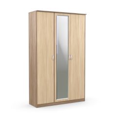 Шкаф 3-х створчатый Дуэт Люкс с зеркалом в Первоуральске - pervouralsk.mebel24.online | фото 5