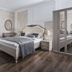 Шкаф 5-ти ств с зеркалами Мокко (серый камень) в Первоуральске - pervouralsk.mebel24.online | фото 4