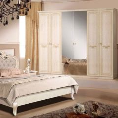 Шкаф 6-ти дверный с зеркалами (08.246) Ирина (беж) в Первоуральске - pervouralsk.mebel24.online | фото 3