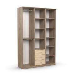 Шкаф комбинированный Дуэт Люкс с зеркалом в Первоуральске - pervouralsk.mebel24.online | фото 5