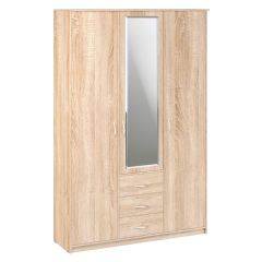 Шкаф комбинированный Дуэт Люкс с зеркалом в Первоуральске - pervouralsk.mebel24.online | фото 2