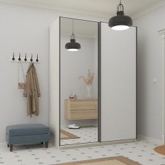 Шкаф-купе 1400 серии SOFT D1+D3+B2+PL1 (2 ящика+1штанга) профиль «Графит» в Первоуральске - pervouralsk.mebel24.online | фото 4