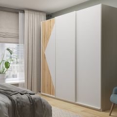 Шкаф-купе 2100 серии SOFT D7+D3+D3+B22+PL4 (по 2 ящика лев/прав+2штанги) профиль «Капучино» в Первоуральске - pervouralsk.mebel24.online | фото 5