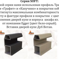 Шкаф-купе 2100 серии SOFT D7+D3+D3+B22+PL4 (по 2 ящика лев/прав+2штанги) профиль «Капучино» в Первоуральске - pervouralsk.mebel24.online | фото 13