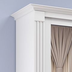 Шкаф-купе 2450 серии NEW CLASSIC K1+K1+K1+B22+PL4 (по 2 ящика лев/прав+F обр.штанга) профиль «Капучино» в Первоуральске - pervouralsk.mebel24.online | фото 4