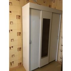 Шкаф-купе Бассо 1300 (Белый) в Первоуральске - pervouralsk.mebel24.online | фото 3