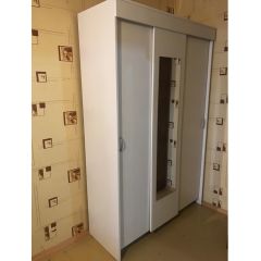Шкаф-купе Бассо 1300 (Белый) в Первоуральске - pervouralsk.mebel24.online | фото 4
