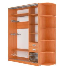 Шкаф-купе Элвис 1500 вариант 1 (ЛДСП/ЛДСП) в Первоуральске - pervouralsk.mebel24.online | фото 3
