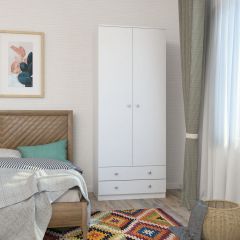 Шкаф Нина (М6) Белый в Первоуральске - pervouralsk.mebel24.online | фото