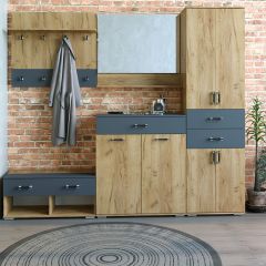 Шкаф с ящиками НКМ Бостон Секция 6 в Первоуральске - pervouralsk.mebel24.online | фото 2