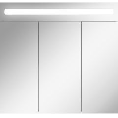 Шкаф-зеркало Аврора 80 с подсветкой LED Домино (DV8009HZ) в Первоуральске - pervouralsk.mebel24.online | фото 4