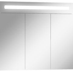 Шкаф-зеркало Аврора 80 с подсветкой LED Домино (DV8009HZ) в Первоуральске - pervouralsk.mebel24.online | фото 1