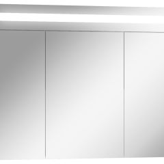 Шкаф-зеркало Аврора 90 с подсветкой LED Домино (DV8011HZ) в Первоуральске - pervouralsk.mebel24.online | фото