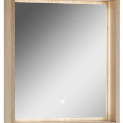 Шкаф-зеркало Nice 60 с подсветкой Домино (DN4706HZ) в Первоуральске - pervouralsk.mebel24.online | фото 1