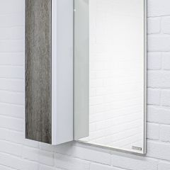 Шкаф-зеркало Uno 60 Дуб серый левый/правый Домино (DU1503HZ) в Первоуральске - pervouralsk.mebel24.online | фото 8